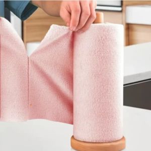 Reusable Microfiber Paper Towels Roll Multi-Functional Table Dishwashing Cleaning Cloth for Home Use Absorbent Cleaning Cloth