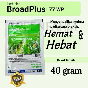 broadplus | 40 gr | ORIGINAL | 77 wp  | Herbisida | Pembasmi gulma | Herbisida Slektif | brodplus | Original Kemasan Pabrikan netto 40 gram