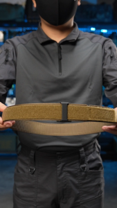 IDOGEAR Tactical Loop Tape Inner Belt Adjustable Tegris Material Buckle Loop Side Lightweight Tactical Inner Belt 3451