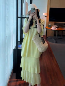 SHANGSHA | Mood-Boosting Appearing Younger Color Yellow Dress Suite