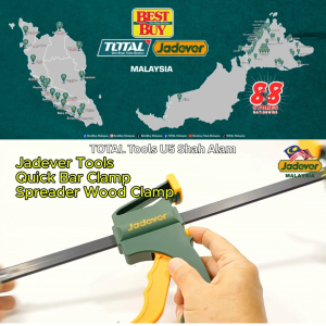 Jadever Tools Quick Bar Clamp / Spreader / Wood Clamp (6" 12 18 24")  - JDCP4306 JDCP4312 JDCP4318 JDCP4324