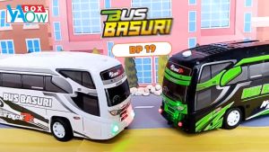 MAINAN BUS BASURI TELOLET ADA MUSIK DAN LAMPU MAINAN BUS BASURI MAINAN KENDARAAN