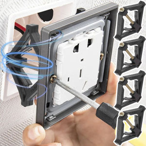 30Pcs Type 86 Cassette Repairer Box Switch / Old Socket Boxes Replacement / Fixed Support Rod / Plug Repair Tools Accessories