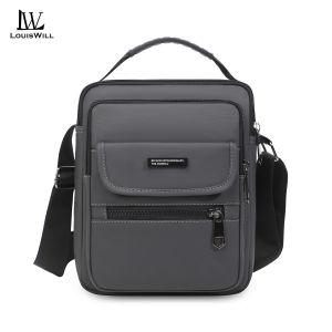 LouisWill Men Bags Fashion Shoulder Bag Cross Body Bag Casual Handbag Multiple Pocket Design Large Capacity Waterproof Lightweight Casual Sport Street Bag for Travel Outdoor