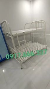 Giường tầng sắt ống tròn - tầng tròn lệch -sắt chắc chắn hcm