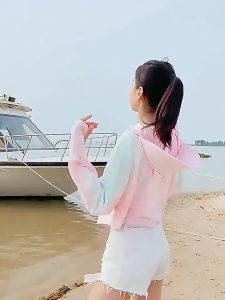 Áo nắng 2023 hình cánh dơi chất liệu cao cấp kháng tia UVáo chống nắng nữ vải lụa lạnh mỏng thoáng khí