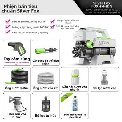 Lutian | Máy Rửa Xe Không Chổi Than Máy Bơm Nước Dùng Tại Nhà