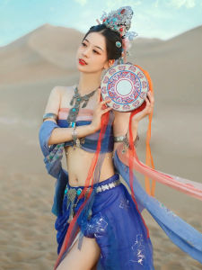 Bộ Trang Sức Phong Cách Dân Tộc Mông Cổ Cổ Điển Bao Gồm Vòng Cổ Vòng Tay Vòng Đeo Chéo Vòng Tay Áo Tiền Xu Trang Sức Thời Trang Nữ