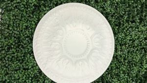 R4089 FLORAL CEILING ROSES STYLE | CEILING LIGHT ACCESSORIES | CEILING ROSE | MATERIAL PU | CEILING DECOR