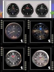 Car-Mounted Quartz Clock Ornament Night Light Electronic Table Car Interior Wall Clock Auto Accessories Digital Quartz Watch