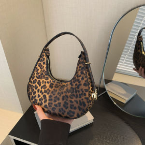 Cow Prints Underarm Shoulder Bags For Women French Style Small Crossbody Phone Bag Luxury Designer Versatile Handbags