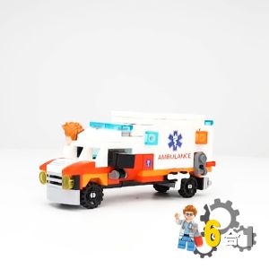 City Police Building Blocks Toys SWAT/Fire Truck/Engineering Toys 3D Model Assembled Puzzle for Kids