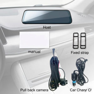 4K WiFi Touch Screen Car Dash Cam Dual Lens Front Rear Camera 24H Parking Monitor Auto Video Recorder Night Vision