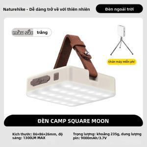 NatureHike | Đèn Lều Di Động Siêu Sáng Naturehike Với Độ Bền Cực Cao - Đèn Cắm Trại Ngoài Trời Có Thể Sạc Lại Ánh Sáng Mạnh Mẽ Dành Cho Cắm Trại