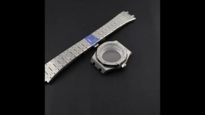 Silver High Quality 41mm AP Watch Parts For NH34 NH35 NH36 Movement Transparent Back Sapphire Crystal AP Modified Watch Case