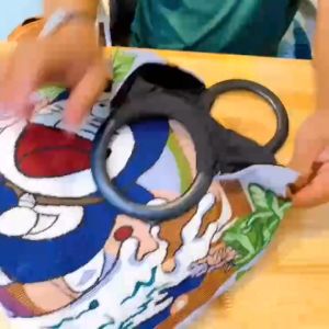 Túi thổ cẩm quai gỗ siêu đáng yêu phù hợp với mọi lứa tuổi kích thước 35 x 35 cm