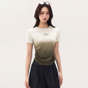 MITAOGIRL | Gradient Color Moisture Wicking Stretchable Yoga Top
