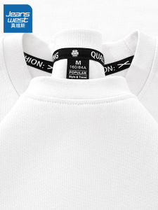 เสื้อยืดแขนสั้นผู้หญิง Pure Cotton Loose Fit Summer White Half Sleeve 2025 New Style Jeanswest Street Style round Neck