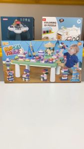 AFive Table Block Bongkar Pasang | Mainan Edukasi Balok Susun Bongkar Pasang | Kado Hadiah Anak Laki Laki Perempuan