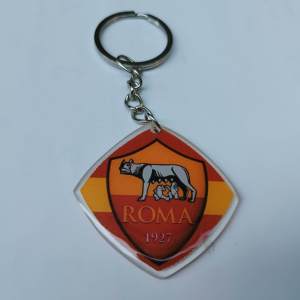 COD! Gantungan KUNCI BOLA Italy BISA CUSTOM Akrilik souvenir kado