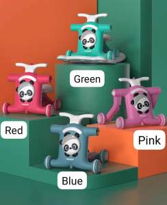 (SG Ready) 4 in 1 Multi functional Panda Baby Walker / Can Push/ Sit & Rock (4 colours available)