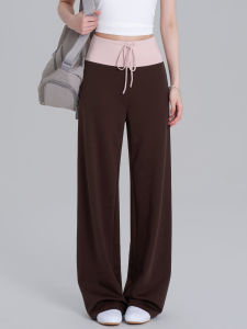Lanwen | High Waist Drawstring Sporty Trousers Sweatpants