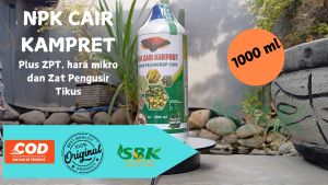 Pupuk Cair Anti Tikus Plus ZPT Hara Mikro NPK Kampret 1000 ml