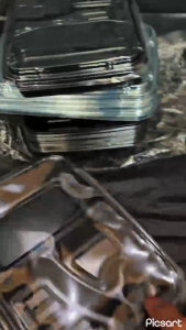 MIKA BENTO/TRAY BENTO/BOX BENTO SEKAT 4 HITAM KOKITASEKAT BINTANG&SEKAT 3 RTR223 ISI 25 SET WADAH + TUTUP FOOD SAVE TERMURAH