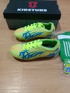 KIDZTUBS Sepatu Bola Anak Paket Komplit Sepatu Bola Tas Skin Deker Kaos Kaki Usia 6-10 Tahun Size 28 29 30 31 32 33 34 35 36 37 KDZ1649010425