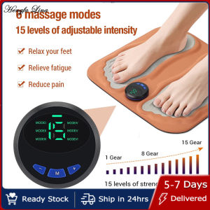 Hengfa Lina Smart Rechargeable 3D EMS Foot Massage Pad Pulse Relieve Pain Relax Foot Acupressure Muscle StimulationImprove Blood Circulation