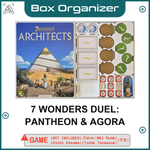7 Wonders Duel: Pantheon & Agora Board Game Box Organizer Insert