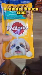 130g Pedigree Pouch Dog Wet Food Pet Essentials All Stages Adult Puppy