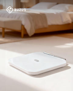 BUZUD Home Body Composition Scale CF586 8-Electrode Smart Body Composition Scale - Bluetooth & WiFi Sync Segmental Body Fat Analysis (Arms/Legs/Trunk) Visceral Fat 51 Metrics Unlimited Users 180kg Capacity