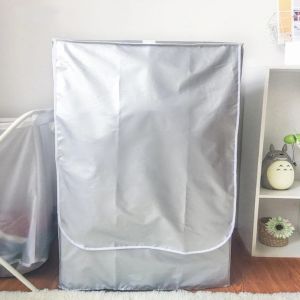 Washing Machine Cover Waterproof PVC Top Open Automatic Washing Machine Case Sunscreen Dustproof Protective Cover