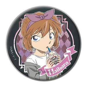 58mm Anime Detective Conan ‌Case Closed‌ Mouri Ran Kudou Shinichi Jimmy Kudo Cosplay COSTUME Badge Pin SPTE Tinplate Brooch﻿