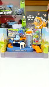 [KST] Seluncuran Lift Mobil Dinosaur | Mainan Mobil Mobilan Anak Laki Laki | Hadiah Ulang Tahun