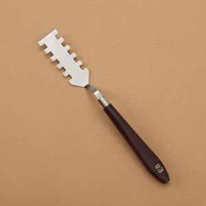 9Pcs Texture Art Scraper Color Knife Special-Shaped Scraper Head Tooth Shape Color Knife Oil Painting Acrylic Paint Scraper​