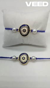 Rakhi Bracelet for Raksha Bandhan | Gift Band I Designer Rakhi for Brother | Rakhi for Brother Men Kids (Pack of 1 pc)