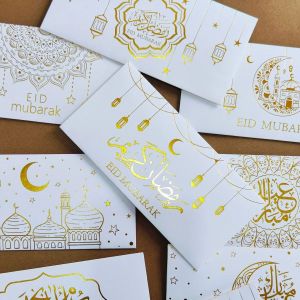 9Pcs Eid Mubarak Envelopes Money Gift Card Bags 2025 Islamic Muslim Party Supplies Ramadan Decoration Eid Al-fitr Invitation