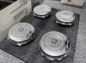 Cover ốp loa Burmester LED 64 màu Mercedes C GLC E W205 X253 W213 – Gắn zin – LED đồng bộ – Loại 1