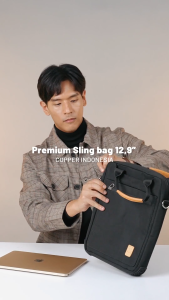 Tas Laptop Premiere Slingbag 12.9" Handbag Laptop Bag Premium ( Brand: COPPERINDO )