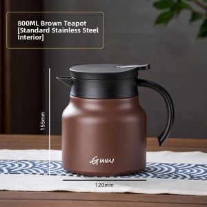 GIANXI | Large Capacity Ceramic Inner Lid Insulated Tea Pot