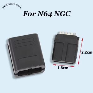 1Set 12Pin AV Interface Connector Plug With Plastic Cover Suitable For NGC SNES N64 SFC Repair Replacement Parts