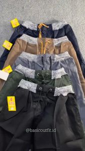 Celana Pendek Pria Kolor Santai [M-2XL] Bahan Tebal RPD13B