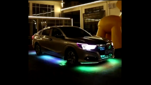 Colorful Atmosphere Lamp For Automobile ChassisUnderglow Ambient Light StripMultiple ModesIntelligent APPWireless Remote Control
