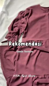GAMIS WANITA TAMARA DRESS | GAMIS MUSLIM | CRINKLE AIRFLOW | PAKAIAN WANITA | DRESS