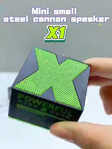 X1 Portable Mini Bluetooth Speaker dengan Mikrofon HiFi Stereo Wireless Speaker Support Voice Call