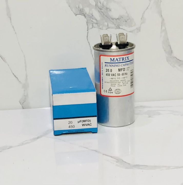 Kapasitor AC matrix 20uF | Lazada Indonesia