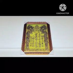 Bài vị thần tài thổ địa - chữ kim tuyến