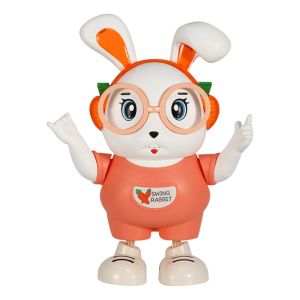 Dancing Rabbit Musical Toy with Flashing Lights - Fun for Kids!